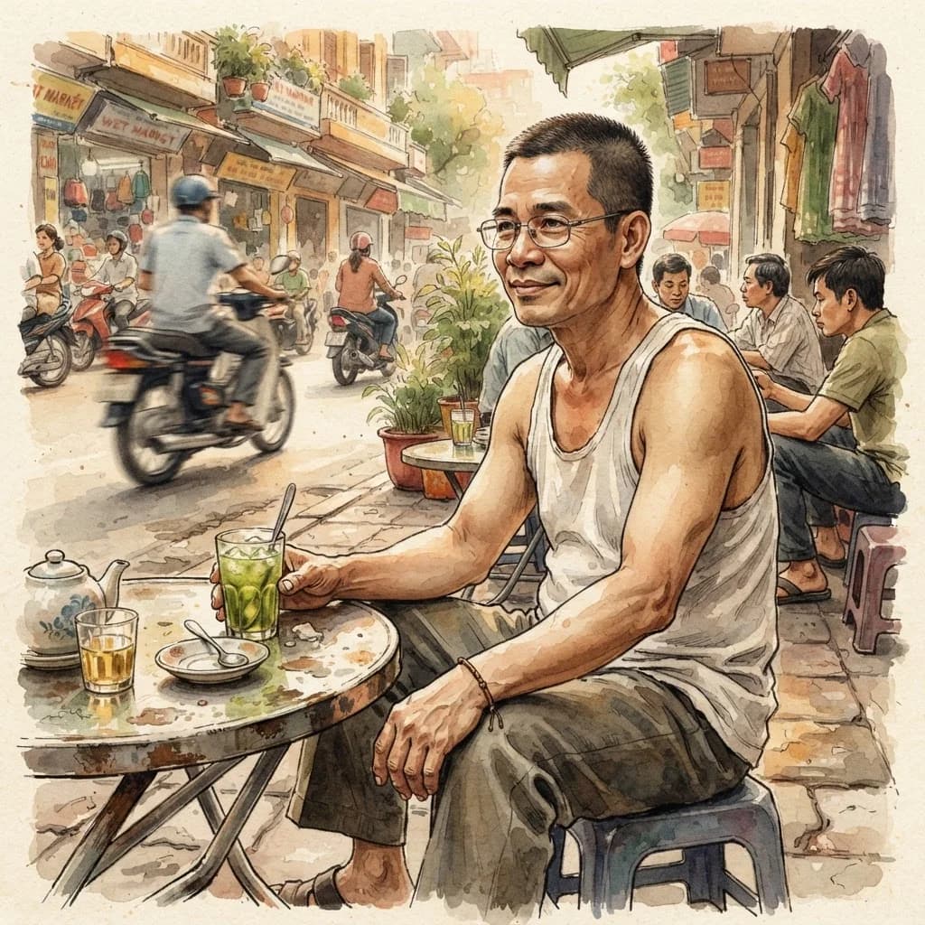 Chân dung Bác Tư Trà