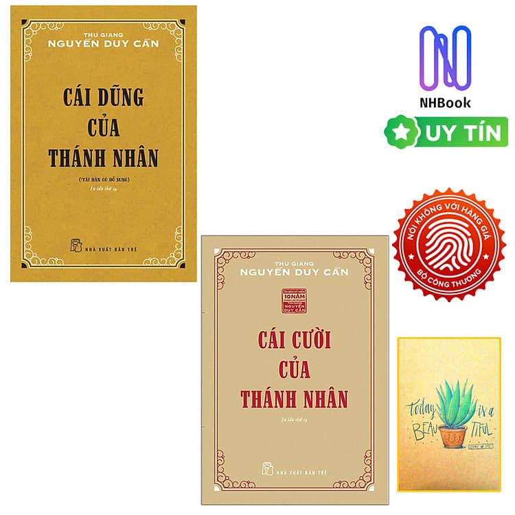Combo Cái Dũng Của Thánh Nhân + Cái Cười Của Thánh Nhân + Một Nghệ Thuật Sống + Thuật Xử Thế Của Người Xưa